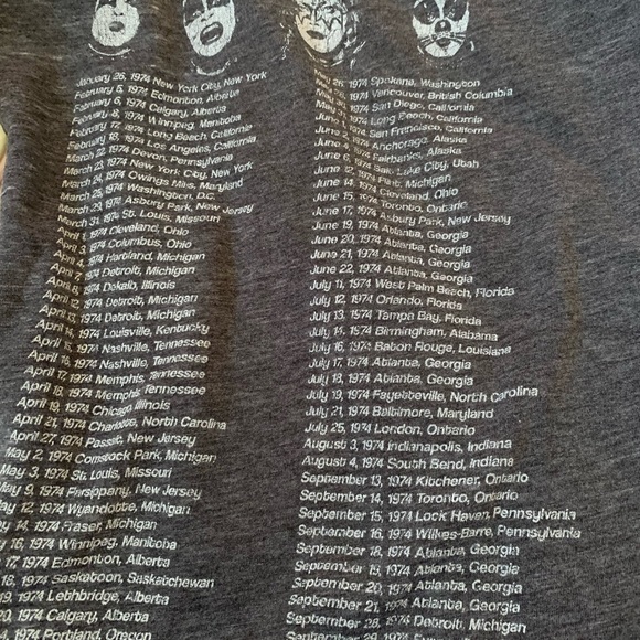 Kiss T-shirt size small. - Picture 1 of 2